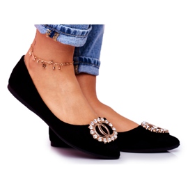 SEA Ballerines noires éco-suède pour femmes Montréal
