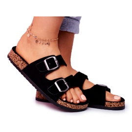 Pantres d'onglet pour femmes avec des pinces noires le noir Pantres d'onglet pour femmes avec des pinces noires le noir