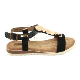 Sandales noires à la mode pour femmes Evento 20SD14 2067 jaune