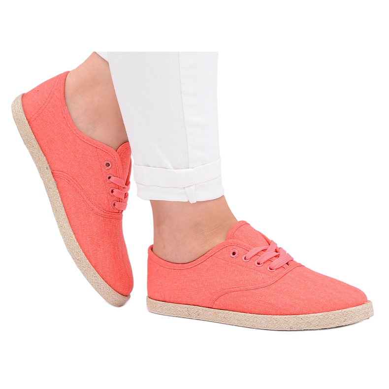 EVE Baskets corail pour femmes Espadrilles légères Rio Times rose EVE Baskets corail pour femmes Espadrilles légères Rio Times rose