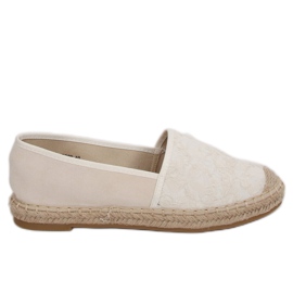 Espadrilles beiges pour femmes BB29