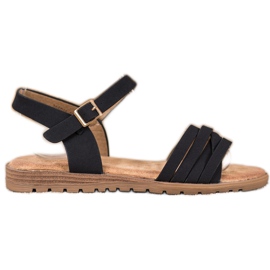 Evento Sandales classiques à boucle noir