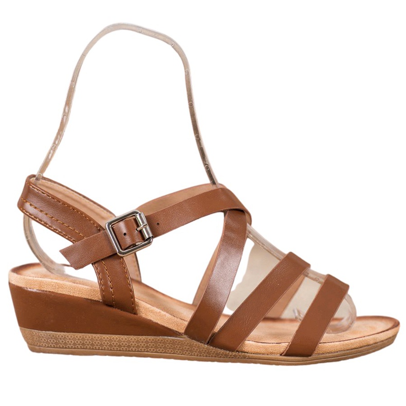 Mannika Chaussures compensées décontractées brun