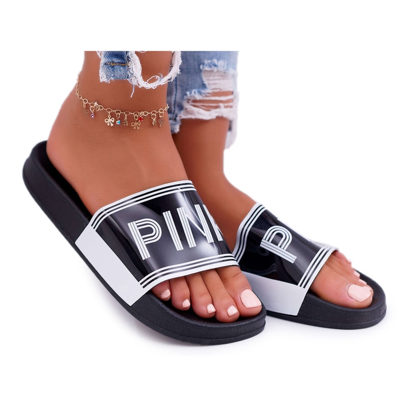 Pantoufles Vrita Noir pour Femmes le noir