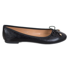 Seastar Ballerines en cuir écologique le noir