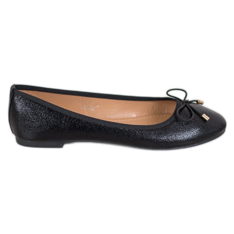 Seastar Ballerines en cuir écologique le noir