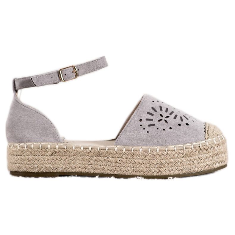 Seastar Espadrilles Ajourées Sur La Plateforme gris