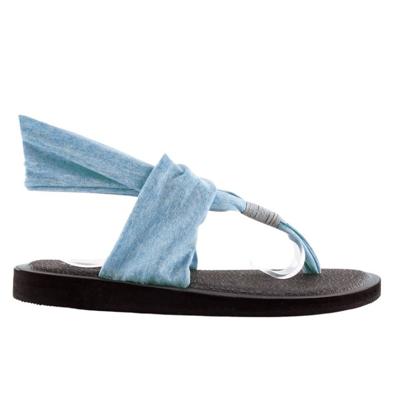 Bleu DD81P Tongs bleus, coton