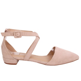 Ballerines coupe beige LL-213P Beige