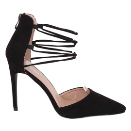 Pompes sur une broche noire SY66P Noir le noir