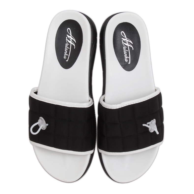 Chaussons noirs pour femmes G-338 Noir le noir Chaussons noirs pour femmes G-338 Noir le noir