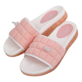 Chaussons roses pour femmes roses G-338 Rose
