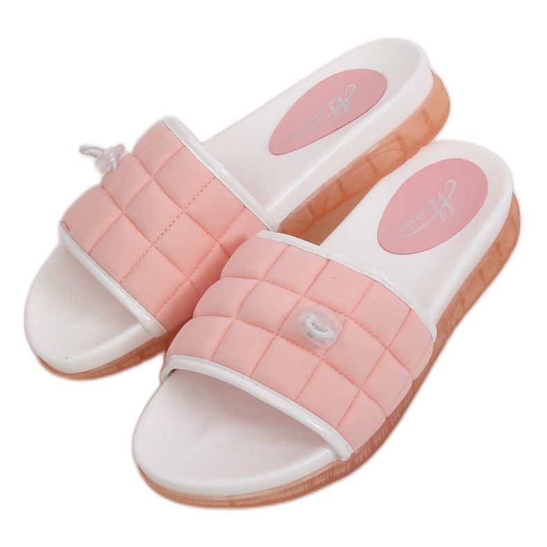 Chaussons roses pour femmes roses G-338 Rose