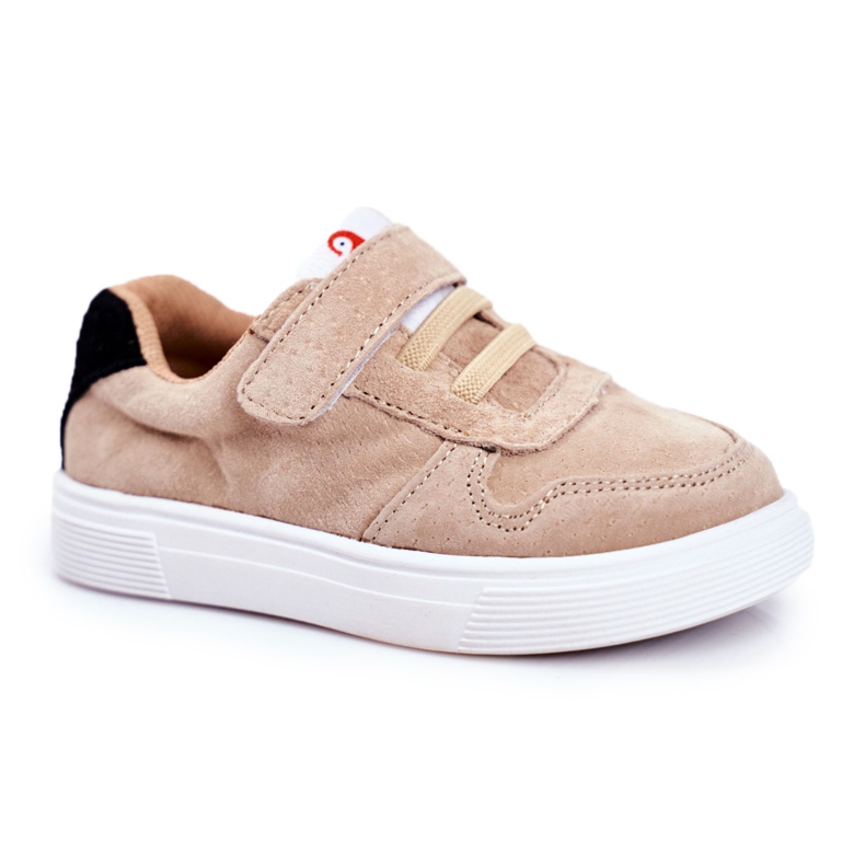Apawwa Chaussures de sport pour enfants avec velcro Beige Albatros