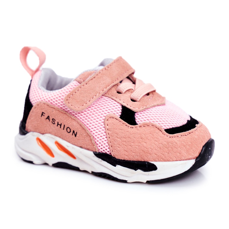Apawwa Chaussures de sport pour enfants avec velcro rose Yetto