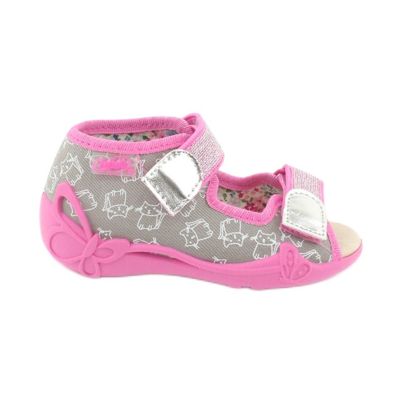 Chaussures enfant Befado jaune 342P006 rose gris
