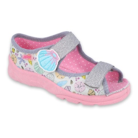 Chaussures enfant Befado 969X154 rose gris multicolore Chaussures enfant Befado 969X154 rose gris multicolore