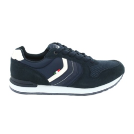 NEWS chaussures de sport homme 20MN20-2150 blanc bleu marine