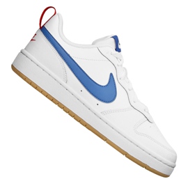 Chaussures Nike Court Borough Low 2 (GS) Jr BQ5448-109 blanc