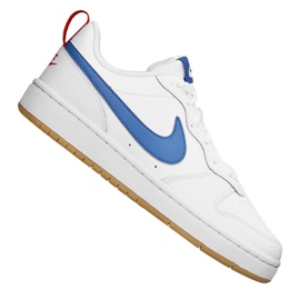 Chaussures Nike Court Borough Low 2 (GS) Jr BQ5448-109 blanche