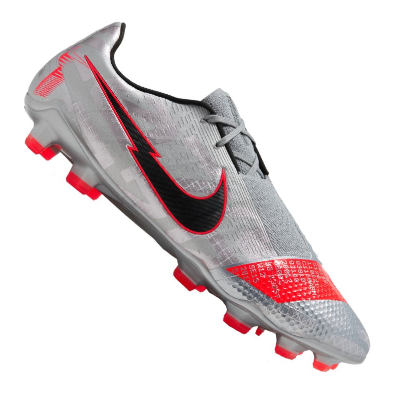 Chaussures de football Nike Phantom Vnm Elite Fg M AO7540-906 gris argent