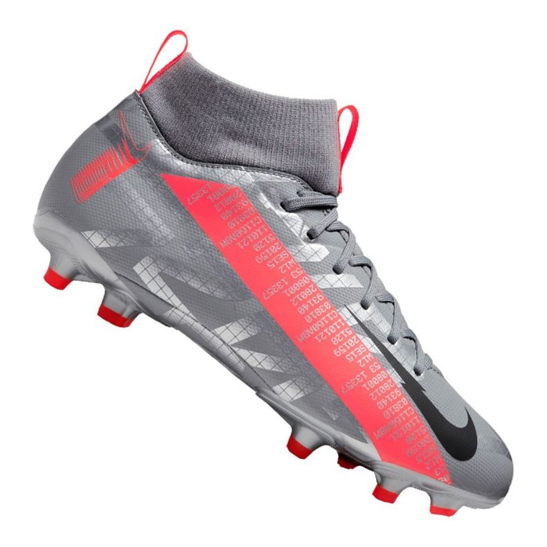 Nike Superfly 7 Academy Mg Jr AT8120-906 chaussures de football multicolore argent