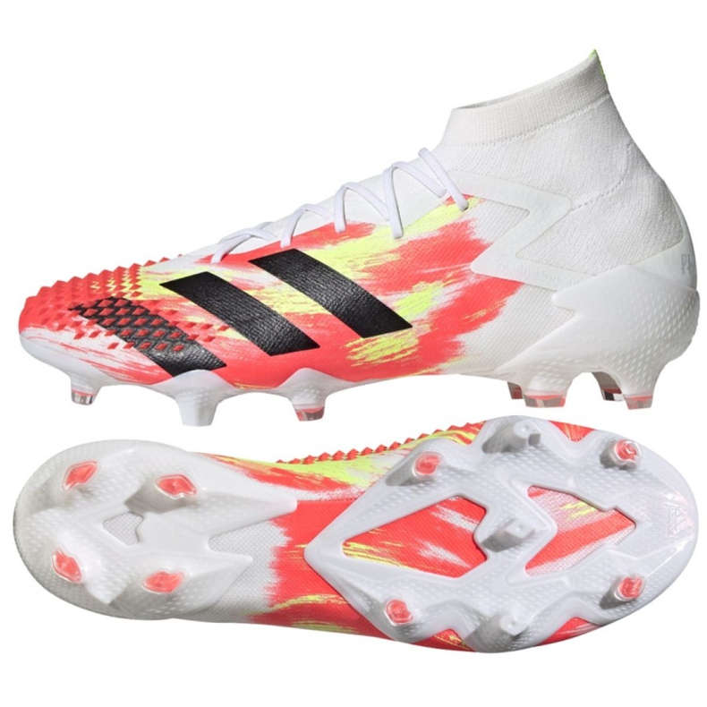 Chaussures de foot Adidas Predator Dracon 20.1 Fg M EG1599 multicolore blanche