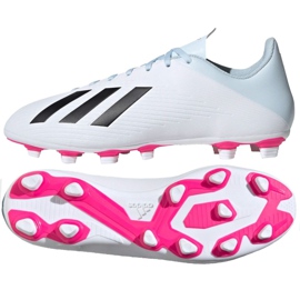 Chaussures de foot Adidas X 19.4 FxG M EF1699 multicolore blanc