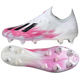 Chaussures de foot Adidas X 19.1 Sg M EG7143 multicolore blanc
