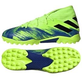 Chaussures de foot Adidas Nemeziz 19.3 Tf M FV3994 multicolore vert Chaussures de foot Adidas Nemeziz 19.3 Tf M FV3994 multicolore vert