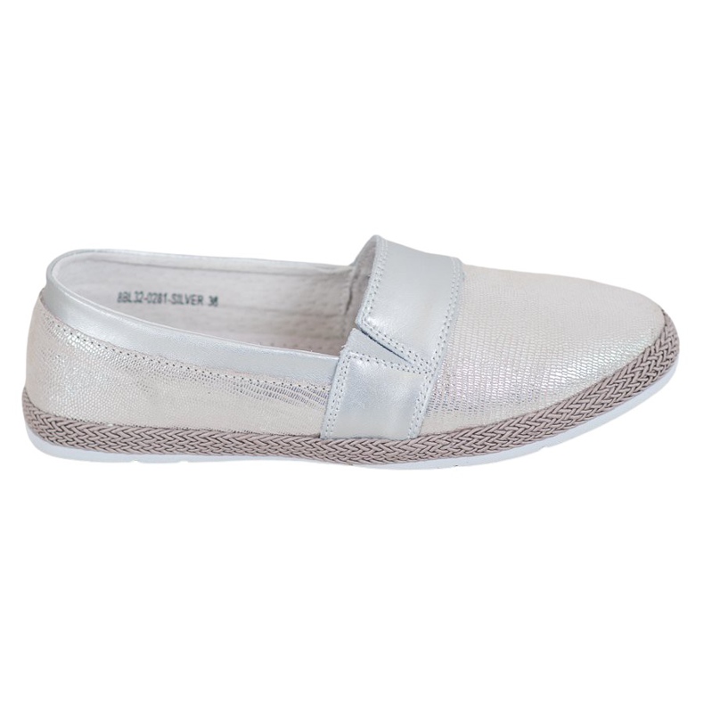 Evento Slipons argentés confortables gris Evento Slipons argentés confortables gris