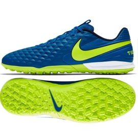 Chaussure de football Nike Tiempo Legend 8 Academy Tf M AT6100-474 bleu bleu