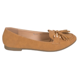 Nio Nio Mocassins élégants à franges brun