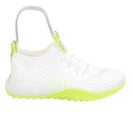 Evento Baskets à semelle fluo blanche
