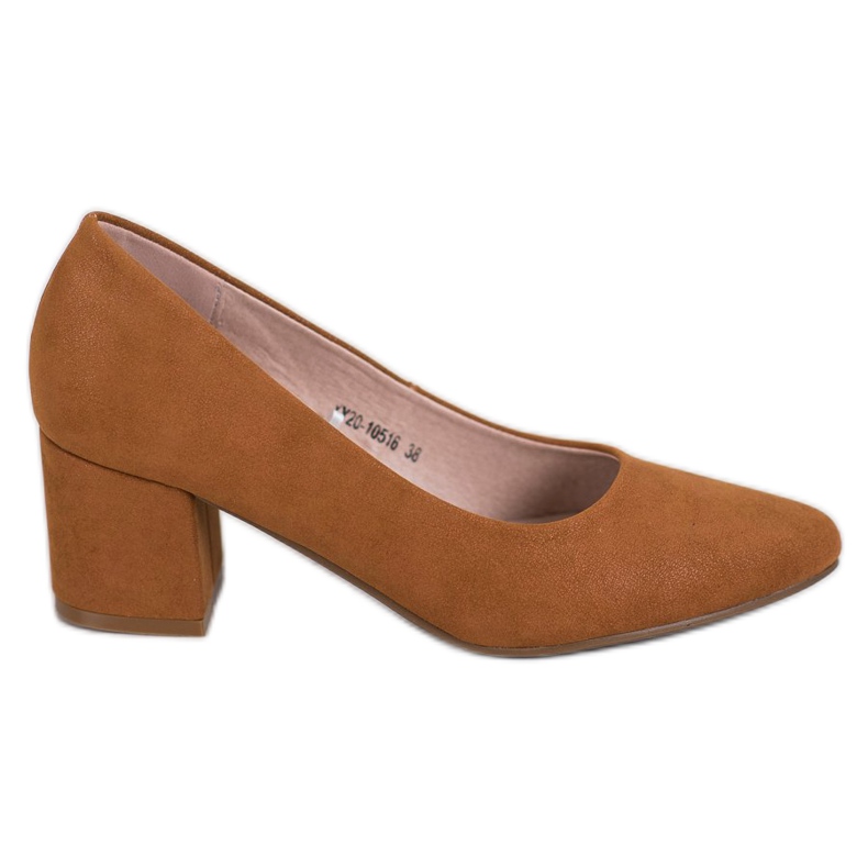 W. Potocki Chaussures classiques à talons hauts brun