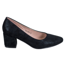 W. Potocki Chaussures classiques à talons hauts le noir
