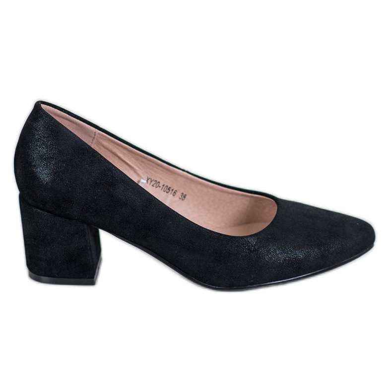 W. Potocki Chaussures classiques à talons hauts le noir