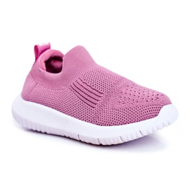 Apawwa Chaussures de sport pour enfants Slip-On Rose Eltros