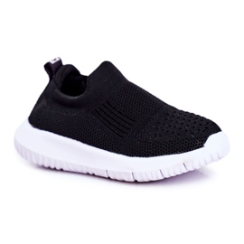 Apawwa Chaussures de Sport Enfant Slip-On Noir Eltros