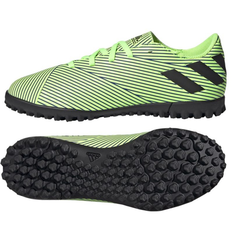 Chaussures de foot Adidas Nemeziz 19.4 Tf Jr FV3314 multicolore vert