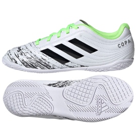 Chaussures d'intérieur adidas Copa 20.4 In Jr EF1927 multicolore blanche