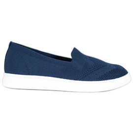 Via Giulia  Slipons sur la plate-forme bleu