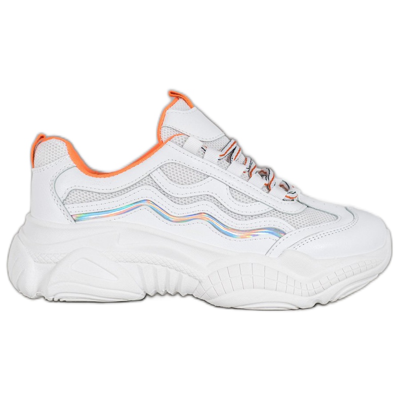 SHELOVET Baskets à lacets blanche