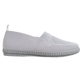 Via Giulia  Baskets à enfiler ajourées gris