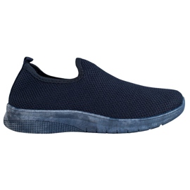 Super Mode Chaussures de sport à enfiler bleu marine bleu