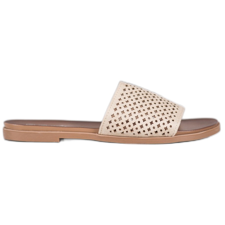 Renda Chaussons Ajourés brun