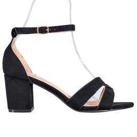 Mannika Sandales en daim le noir