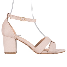 Mannika Sandales en daim brun