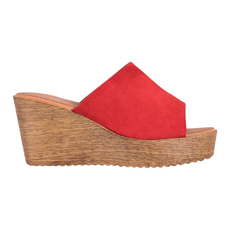 Renda Sandales à talons hauts rouge