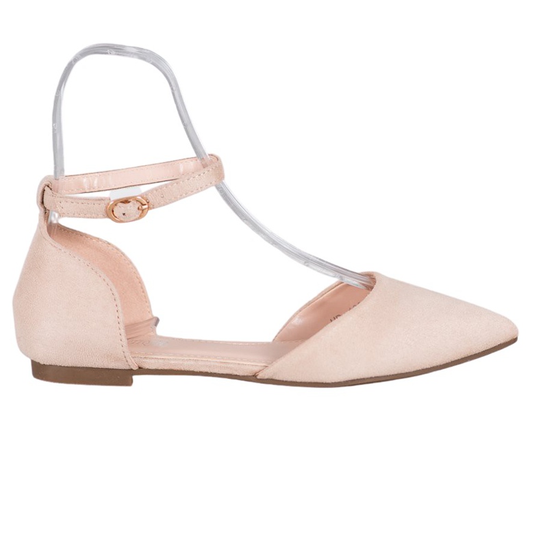 Diamantique Escarpins classiques avec boucle brun